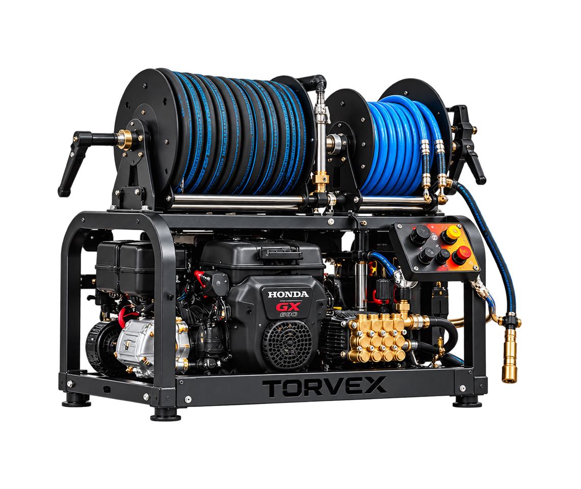 TORVEX JET 150/50 Basınçlı Kanal Açma Makinesi